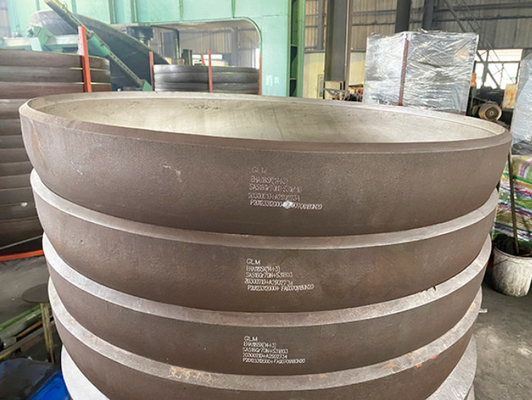 Các đầu chảo torispherical, thép carbon đáy torospherical