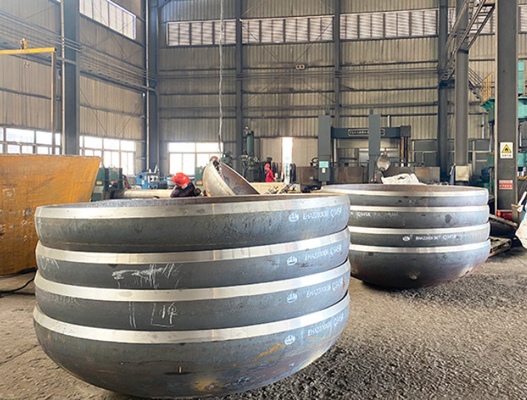 SS316L 2mm Asme Dish Ellipsoidal Dish End Dimensions Pressure Vessel 2 1