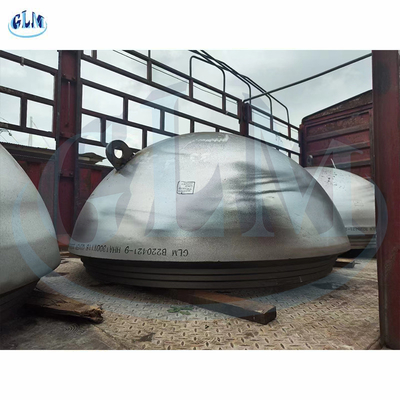 Thép không gỉ Đầu bán cầu 1300mm Diameter 118mm Thickness