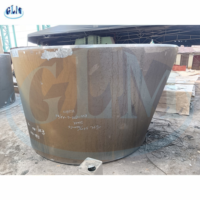 Đầu nón thép carbon với đường kính trên cùng là 3300mm