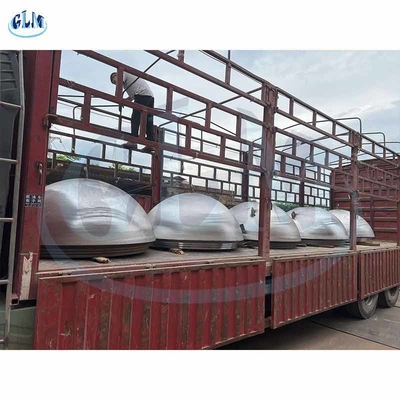 304/304L thép không gỉ đầu bán cầu với đường kính 3500mm đầu
