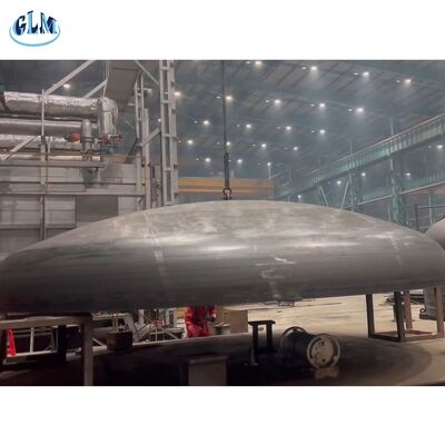 Áp suất tùy chỉnh 4200mm đường kính đầu đĩa torispherical với nén nóng cho các bình áp suất