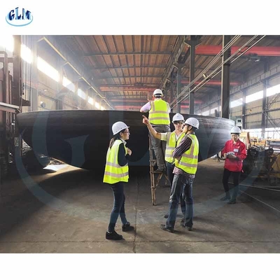 304H Ống hình hình elip đầu đĩa tiêu chuẩn Flanged và kích thước đầu đĩa